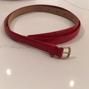 DO NOT OFFER: red jcrew belt